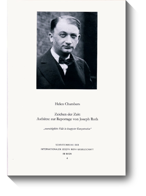 Titel des 4. Bandes der Schriftenreihe der Internationalen Joseph Roth Gesellschaft