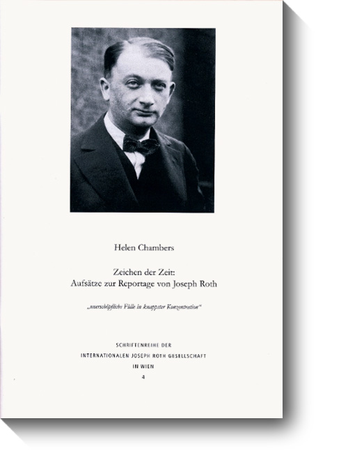 Titel des 4. Bandes der Schriftenreihe der Internationalen Joseph Roth Gesellschaft