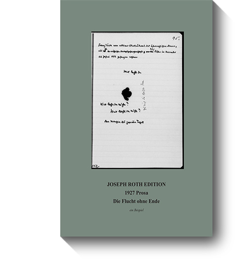 Titel des 9. Bandes der Schriftenreihe der Internationalen Joseph Roth Gesellschaft