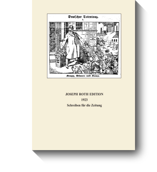 Titel des 21. Bandes der Schriftenreihe der Internationalen Joseph Roth Gesellschaft