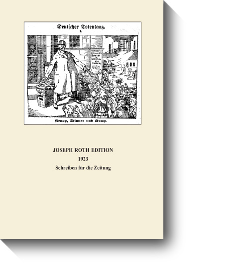 Titel des 21. Bandes der Schriftenreihe der Internationalen Joseph Roth Gesellschaft