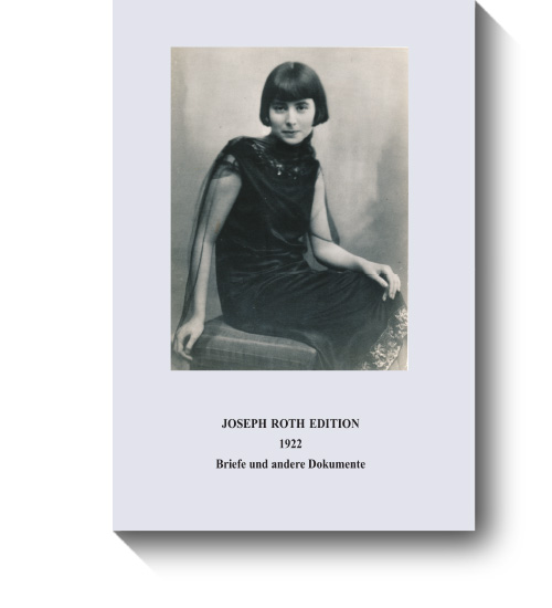Titel des 22. Bandes der Schriftenreihe der Internationalen Joseph Roth Gesellschaft